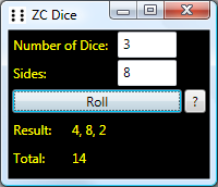 Click to view ZC Dice 1 screenshot