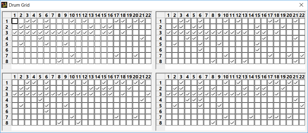 Drum Pattern Editor