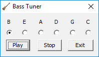 Bass-Tuner Screenshot
