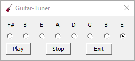 Guitar-Tuner Screenshot