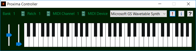 Proxima Controller Music Software